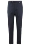 Myths Turn-up Regular Trousers In Blue