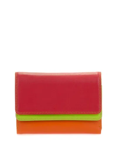 Mywalit Double Flap Leather Purse/wallet
