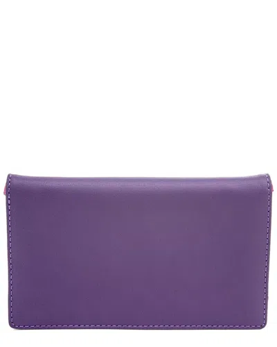 Mywalit Leather Travel Wallet With Detachable Strap