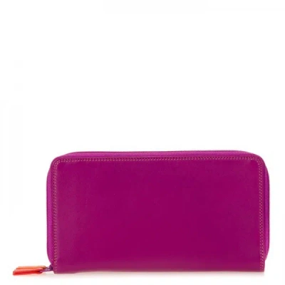 Mywalit Nappa Leather Wallet In Purple