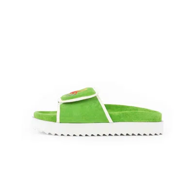 Myyaz Women's Phin Suede Slides - Green