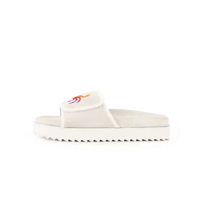 Myyaz Women's Phin Suede Slides -white In Neutral
