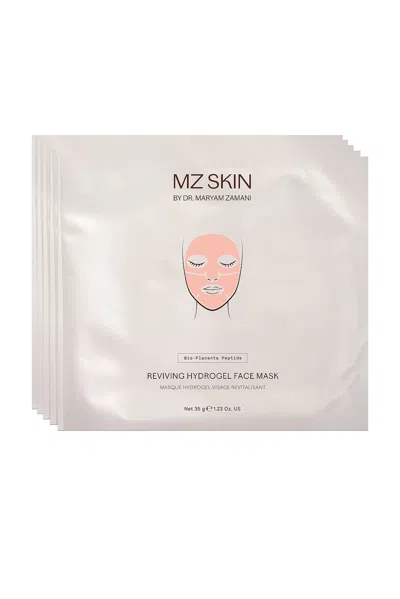 Mz Skin Bio-placenta Peptide Reviving Hydrogel Face Mask 5 Pack In Neutral