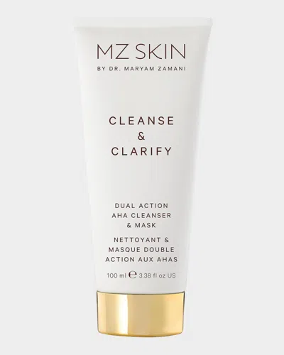 Mz Skin Cleanse & Clarify Dual Action Aha Cleanser & Mask, 3.4 Oz.