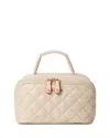 Mz Wallace Accordion Cosmetic Bag In Neutral