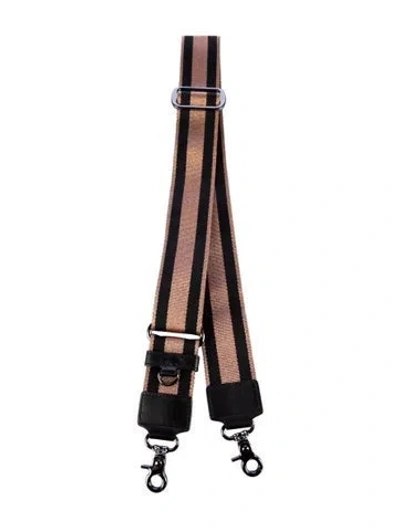 Pre-owned Mz Wallace Bag Strap In Black/orange