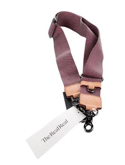 Pre-owned Mz Wallace Bag Strap W/tags In Gray