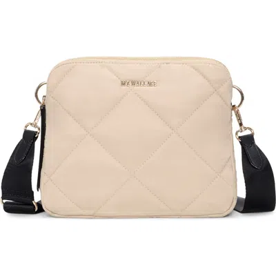 Mz Wallace Bowery Quilted Nylon Crossbody Bag In Pink