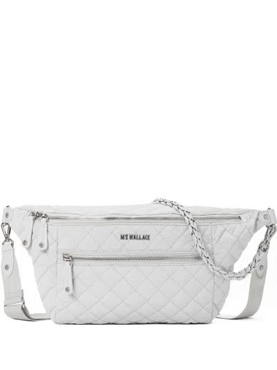 Mz Wallace Buff Crosby Quilted Cross Body Bag