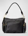 Mz Wallace Small Chelsea Nylon Crossbody Bag In Black