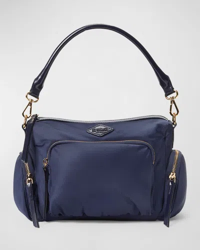 Mz Wallace Chelsea Small Crossbody Bag In Navy