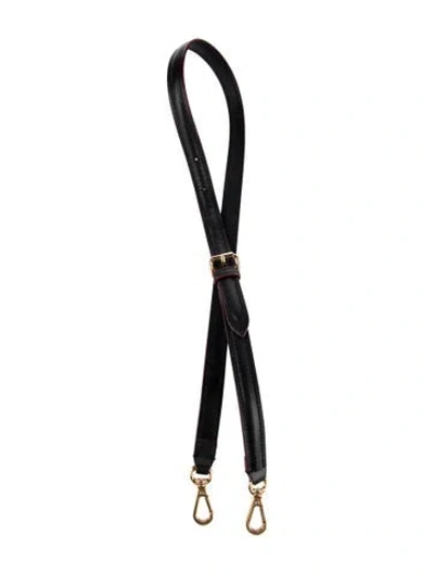 Pre-owned Mz Wallace Clasp Bag Strap In Black