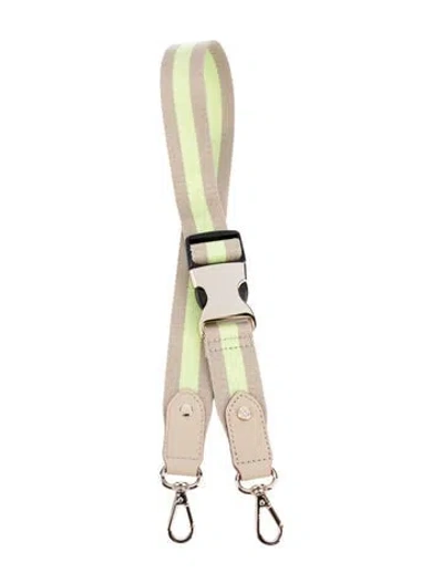 Pre-owned Mz Wallace Clasp Bag Strap In Green