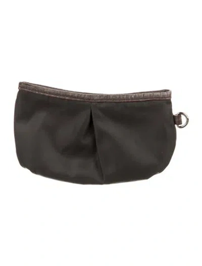 Pre-owned Mz Wallace Coin Pouch In Green