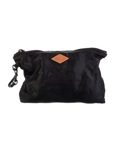 Pre-owned Mz Wallace Cosmetic Bag In Black