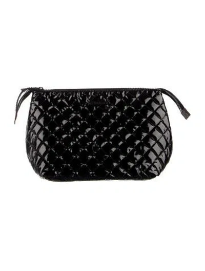 Pre-owned Mz Wallace Cosmetic Bag In Black