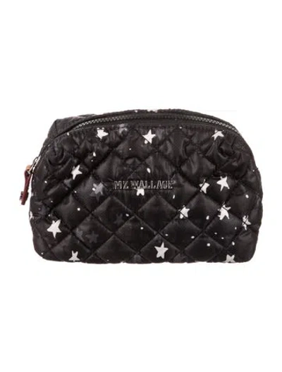 Pre-owned Mz Wallace Cosmetic Bag In Black
