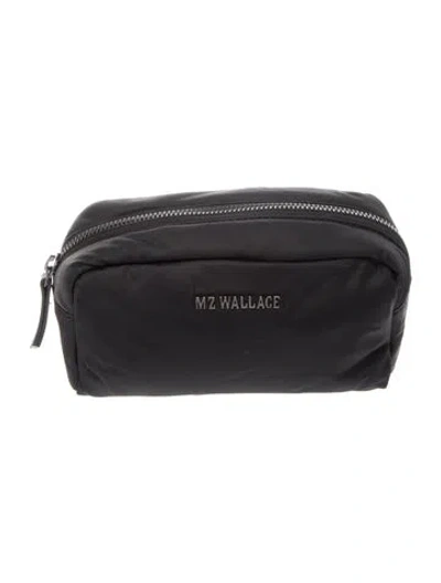 Pre-owned Mz Wallace Cosmetic Bag In Black