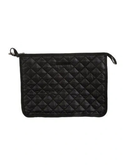 Pre-owned Mz Wallace Cosmetic Bag In Black
