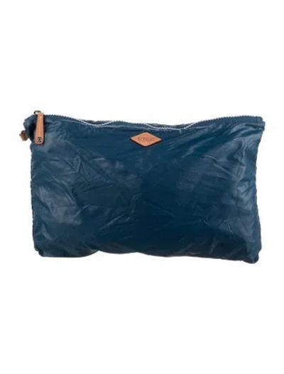 Pre-owned Mz Wallace Cosmetic Bag In Blue