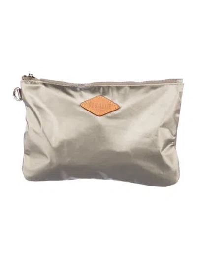 Pre-owned Mz Wallace Cosmetic Bag In Neutrals