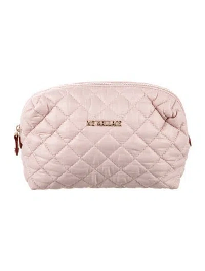 Pre-owned Mz Wallace Cosmetic Bag In Pink