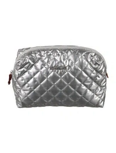 Pre-owned Mz Wallace Cosmetic Bag W/tags In Gray