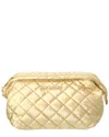 Mz Wallace Crosby Frame Cosmetic Bag In Gold
