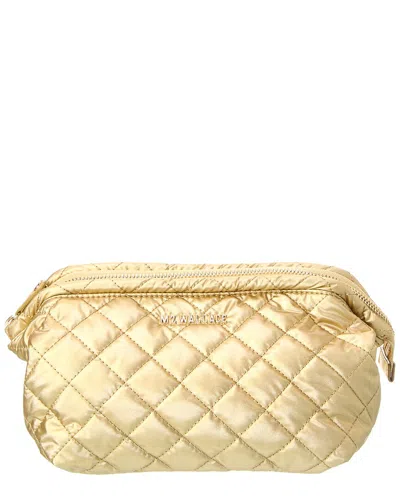 Mz Wallace Crosby Frame Cosmetic Bag In Gold