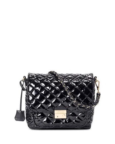 Mz Wallace Crosby Lock Medium Crossbody In Black