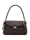 Mz Wallace Crosby Lock Shoulder Bag In Brown