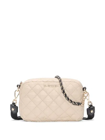 Mz Wallace Crosby Quilted Crossbody Bag In Neutral