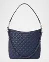 MZ WALLACE CROSBY QUILTED HOBO CROSSBODY BAG