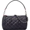 Mz Wallace Crosby Quilted Nylon Barrel Crossbody Bag