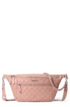 Mz Wallace Crosby Quilted Nylon Convertible Sling Bag