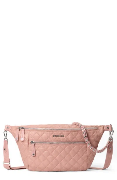 Mz Wallace Crosby Quilted Nylon Convertible Sling Bag