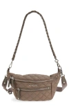 Mz Wallace Crosby Quilted Nylon Convertible Sling Bag