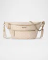 Mz Wallace Crosby Sling Quilted Crossbody Bag In Buff