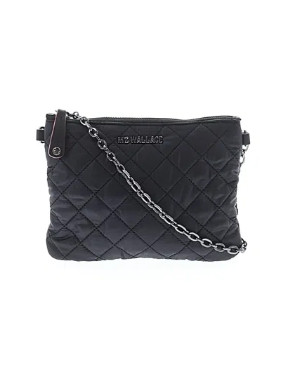 Pre-owned Mz Wallace Crossbody Bag In Black