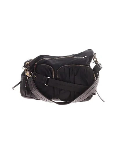 Pre-owned Mz Wallace Crossbody Bag In Black