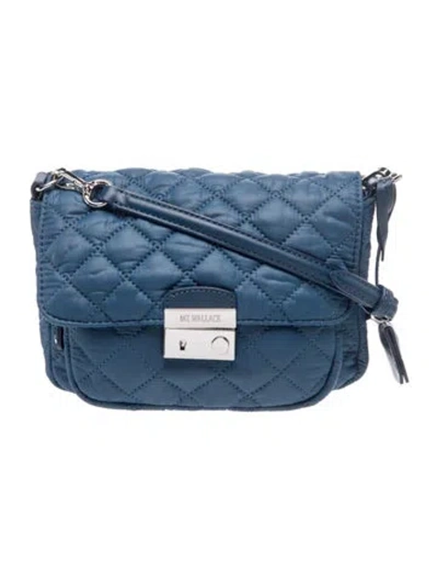 Pre-owned Mz Wallace Crossbody Bag In Blue