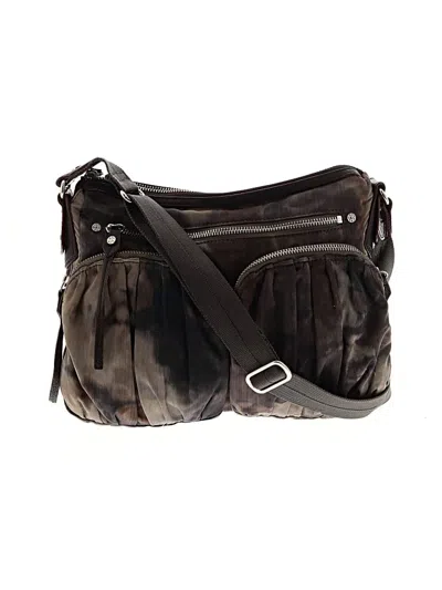 Pre-owned Mz Wallace Crossbody Bag In Brown