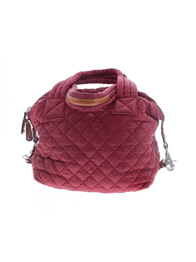 Pre-owned Mz Wallace Crossbody Bag In Burgundy