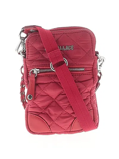 Pre-owned Mz Wallace Crossbody Bag In Red