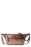 Mz Wallace Crossbody Belt Bag In Copper Metallic Lacquer