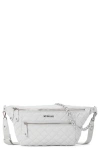 Mz Wallace Crossbody Belt Bag In Light Grey