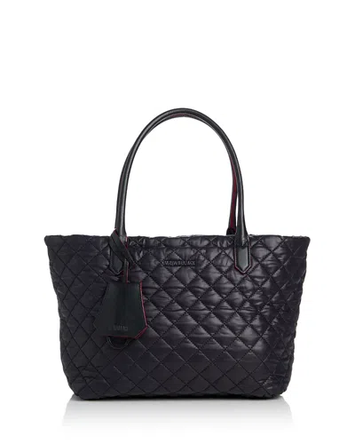 Mz Wallace Daily Quilted Nylon Tote In Purple