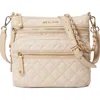 Mz Wallace Downtown Crosby Crossbody Bag In Buff