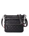 Mz Wallace Downtown Small Crossbody In Black/silver