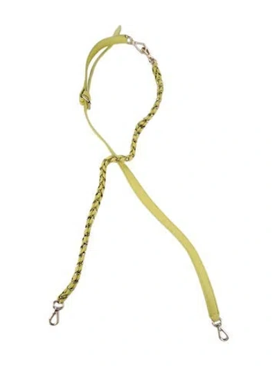 Pre-owned Mz Wallace Handbag Strap In Green